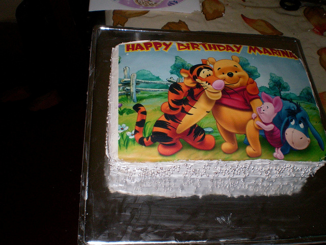 Winnie Pooh Sheet Cakes