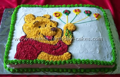 Winnie the Pooh Bear Cake