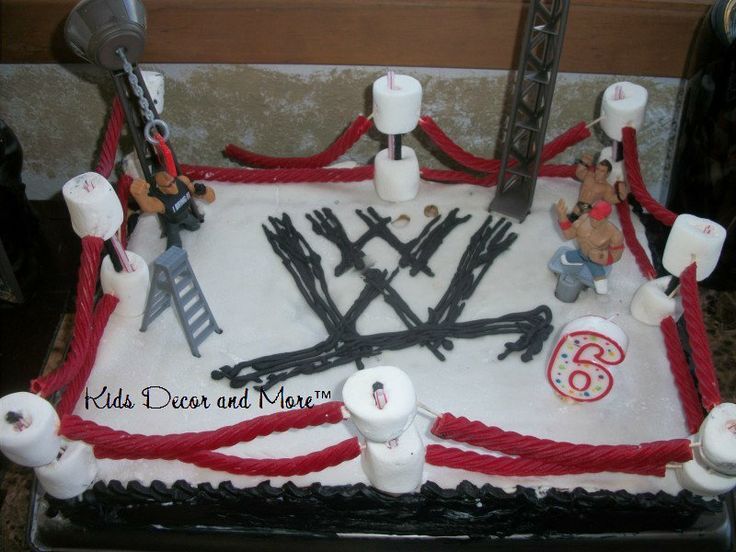 Wrestling Birthday Cake Ideas