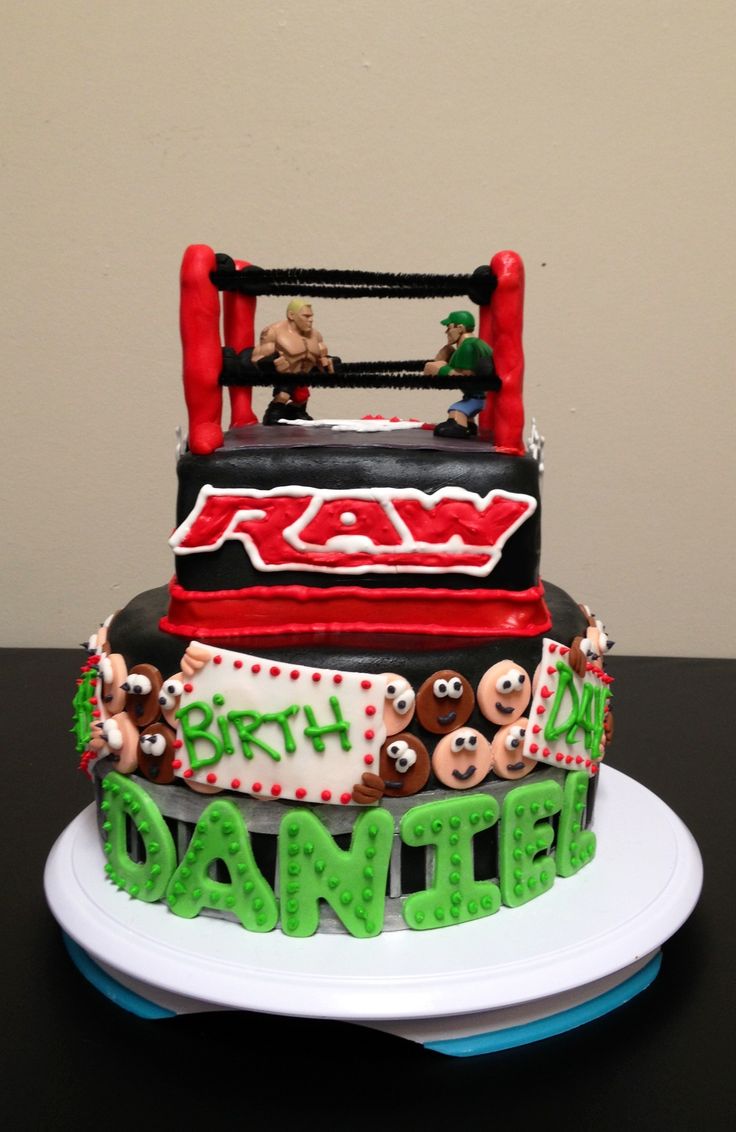 Wrestling Birthday Cake Ideas