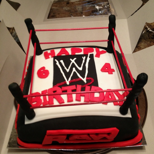 10 Photos of Wrestling Birthday Cakes For Boys