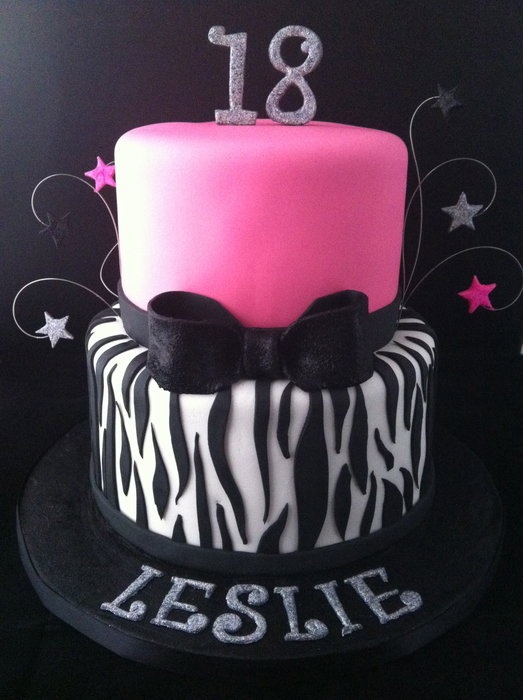 Zebra Print Cake