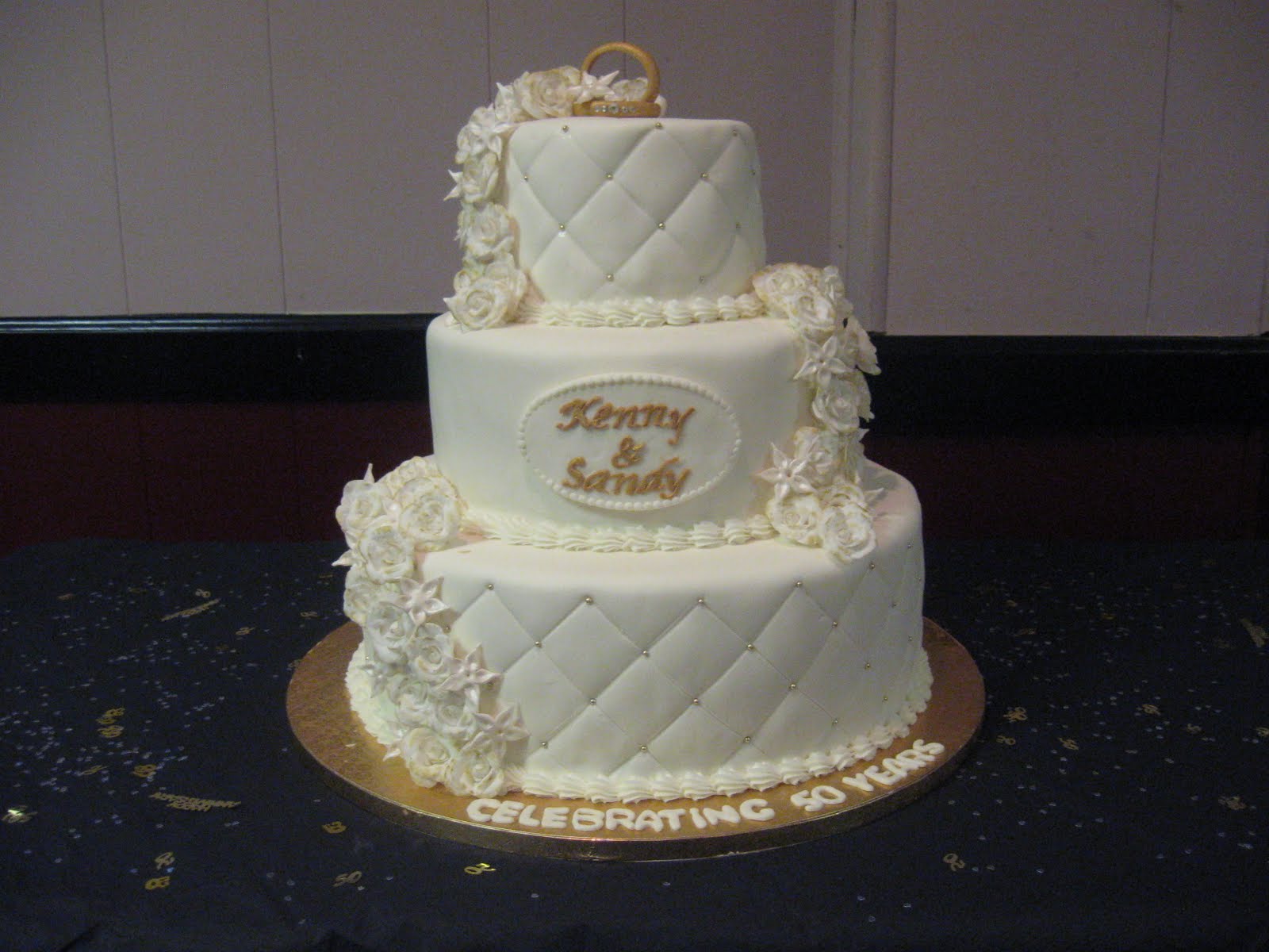 50th Wedding Anniversary Cake