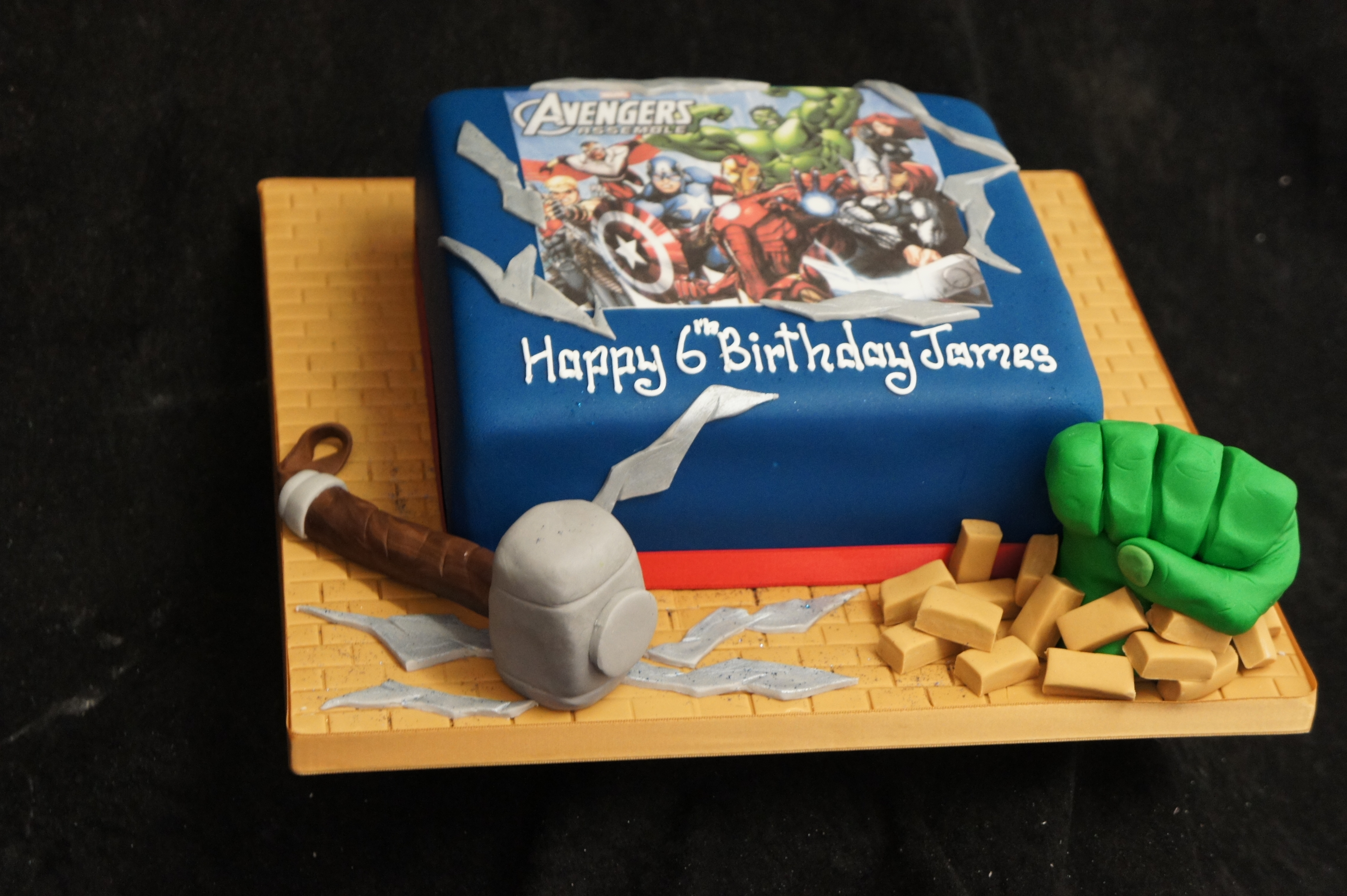 Avengers Birthday Cake