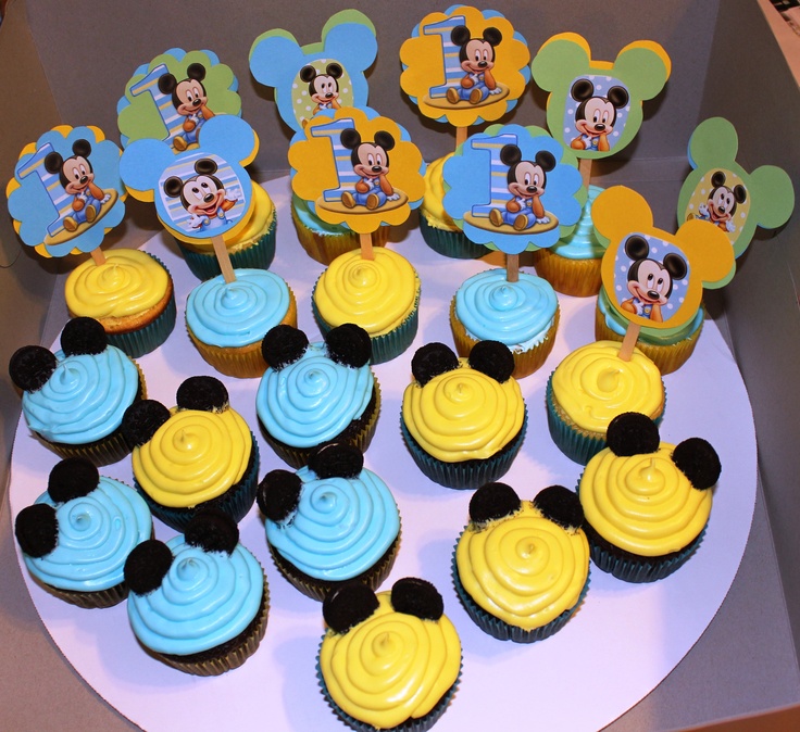 Baby Mickey Cupcakes