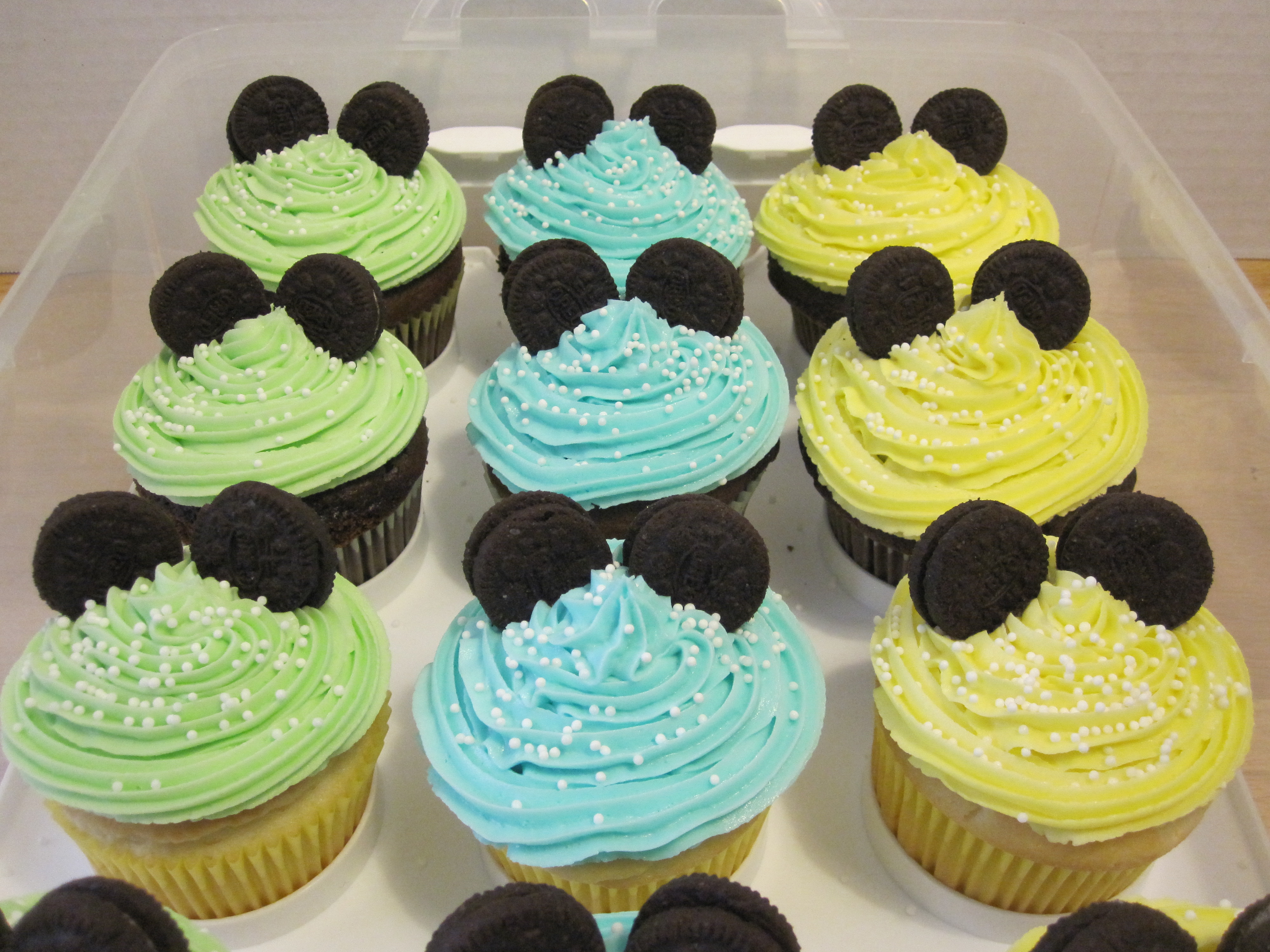 Baby Mickey Mouse Cupcakes