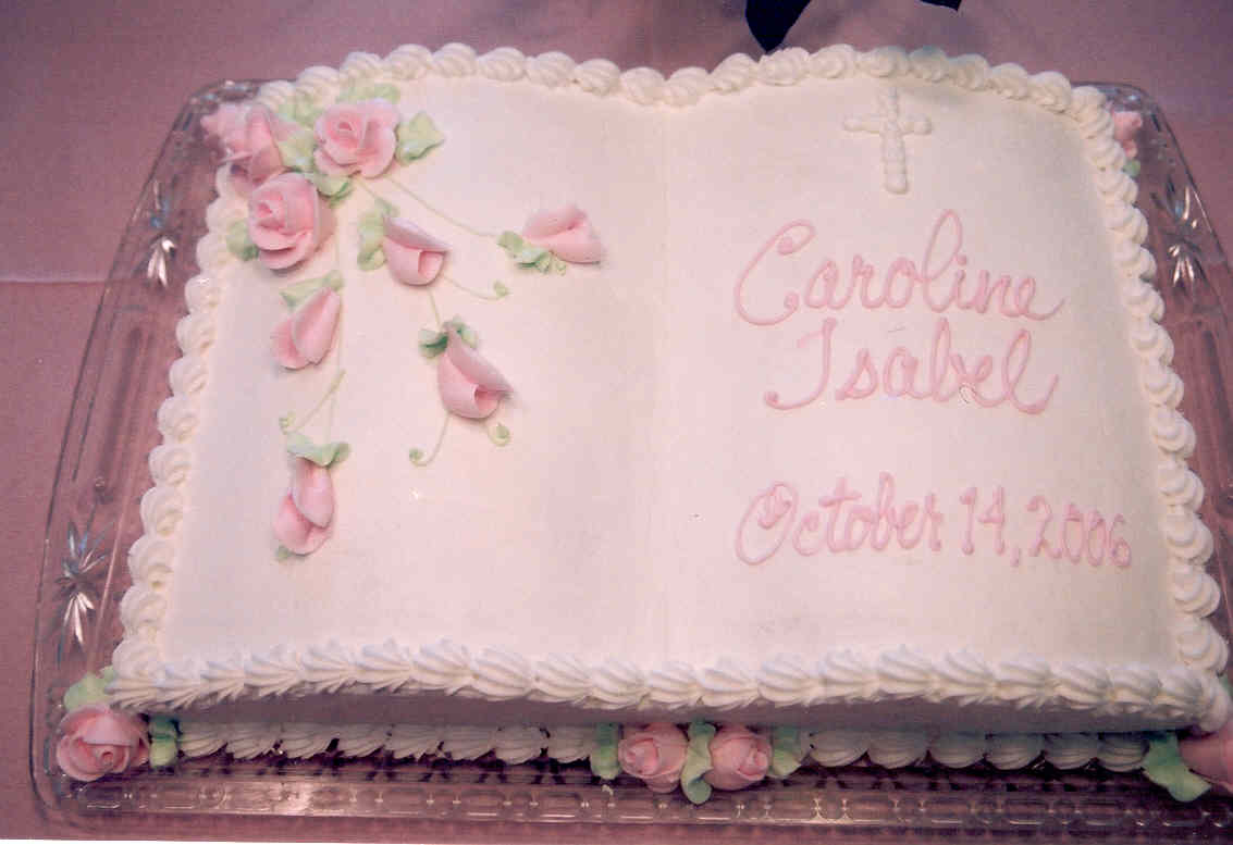 5 Photos of Baby Girl Christening Sheet Cakes