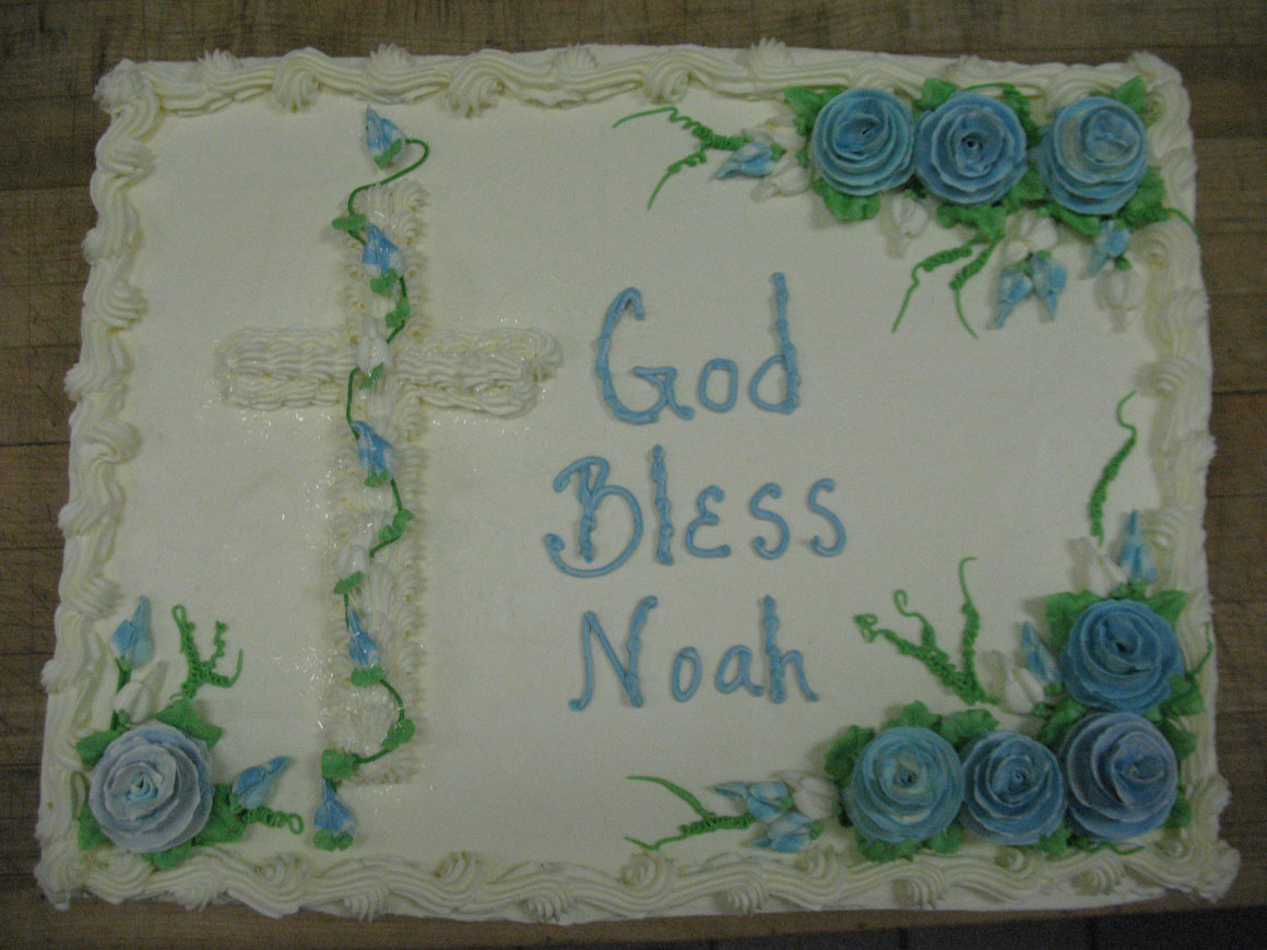 Boy Baptism Sheet Cake Ideas