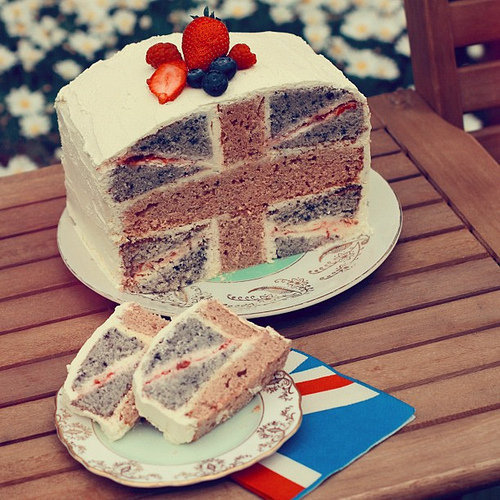 British Flag Cake