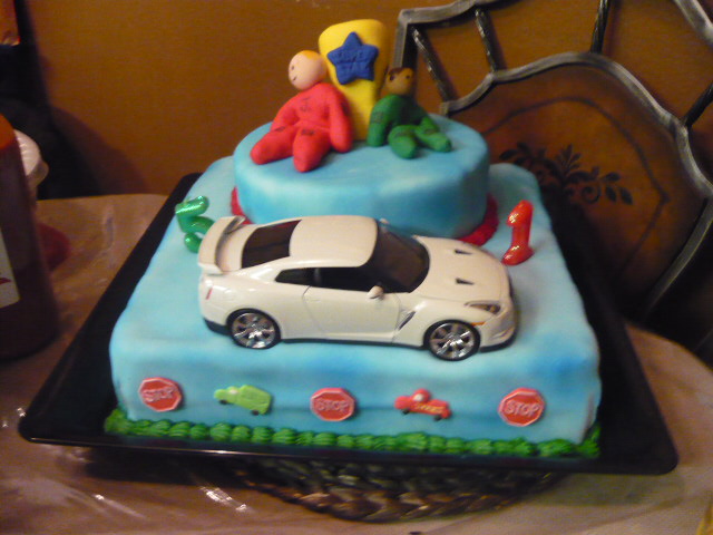 Cars 2 Year Old Birthday Cake