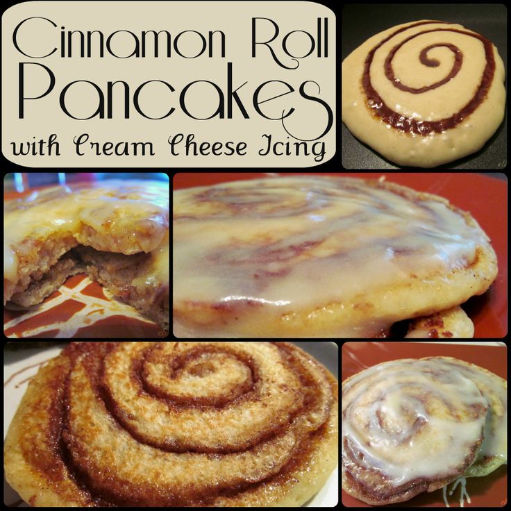 Cinnamon Roll Pancakes