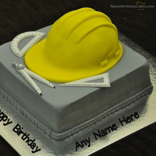 Civil Engineer Birthday Cake