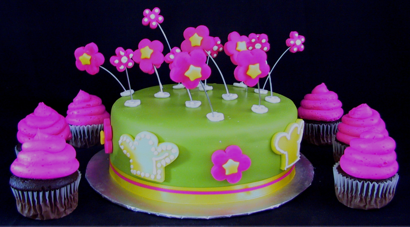 Cupcake Birthday Cakes for Girls