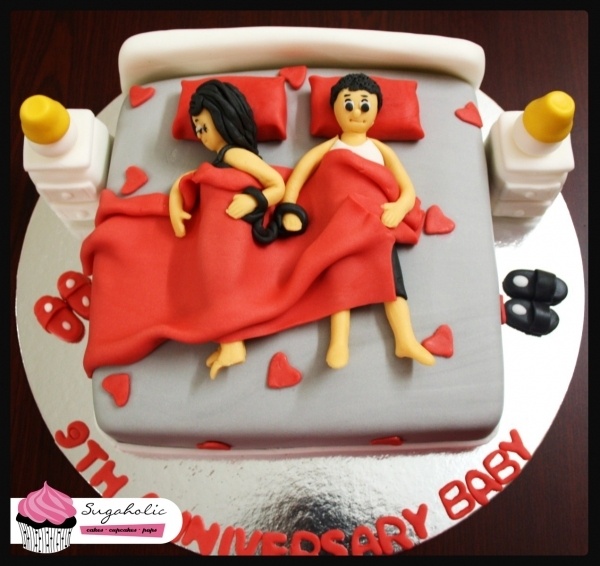 Cute Anniversary Idea Cake