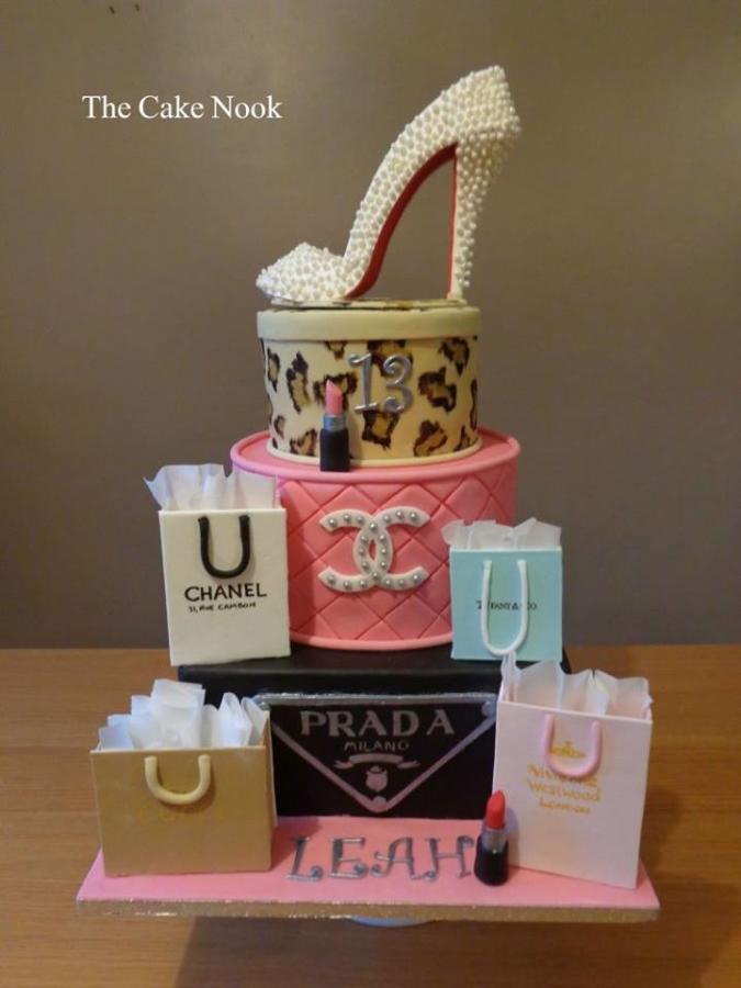 Designer Birthday Shopping Cake