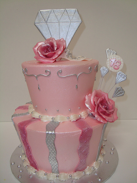 Diamond Birthday Cake