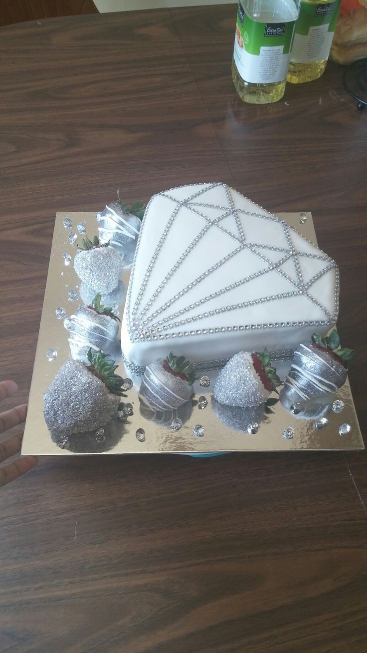 Diamond Birthday Cake