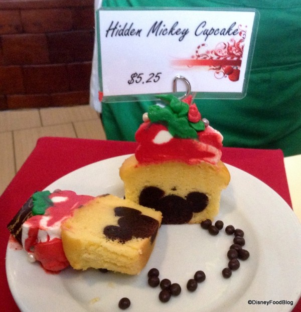 Disney Hidden Mickey Cupcake