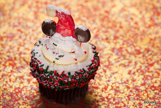 Disney World Christmas Cupcakes