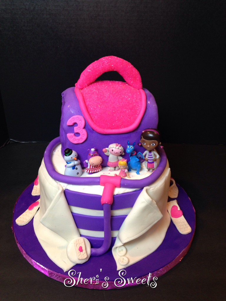 Doc McStuffins Cupcake Cake