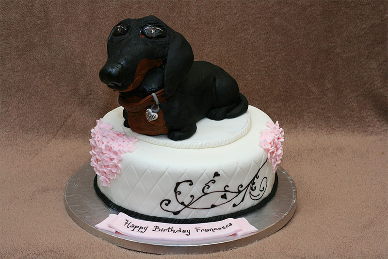 Dog Shaped Birthday Cakes