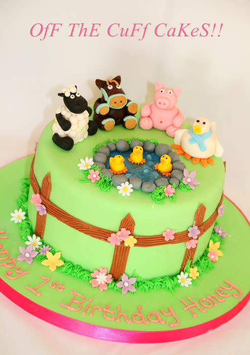 Farm Animals Cake