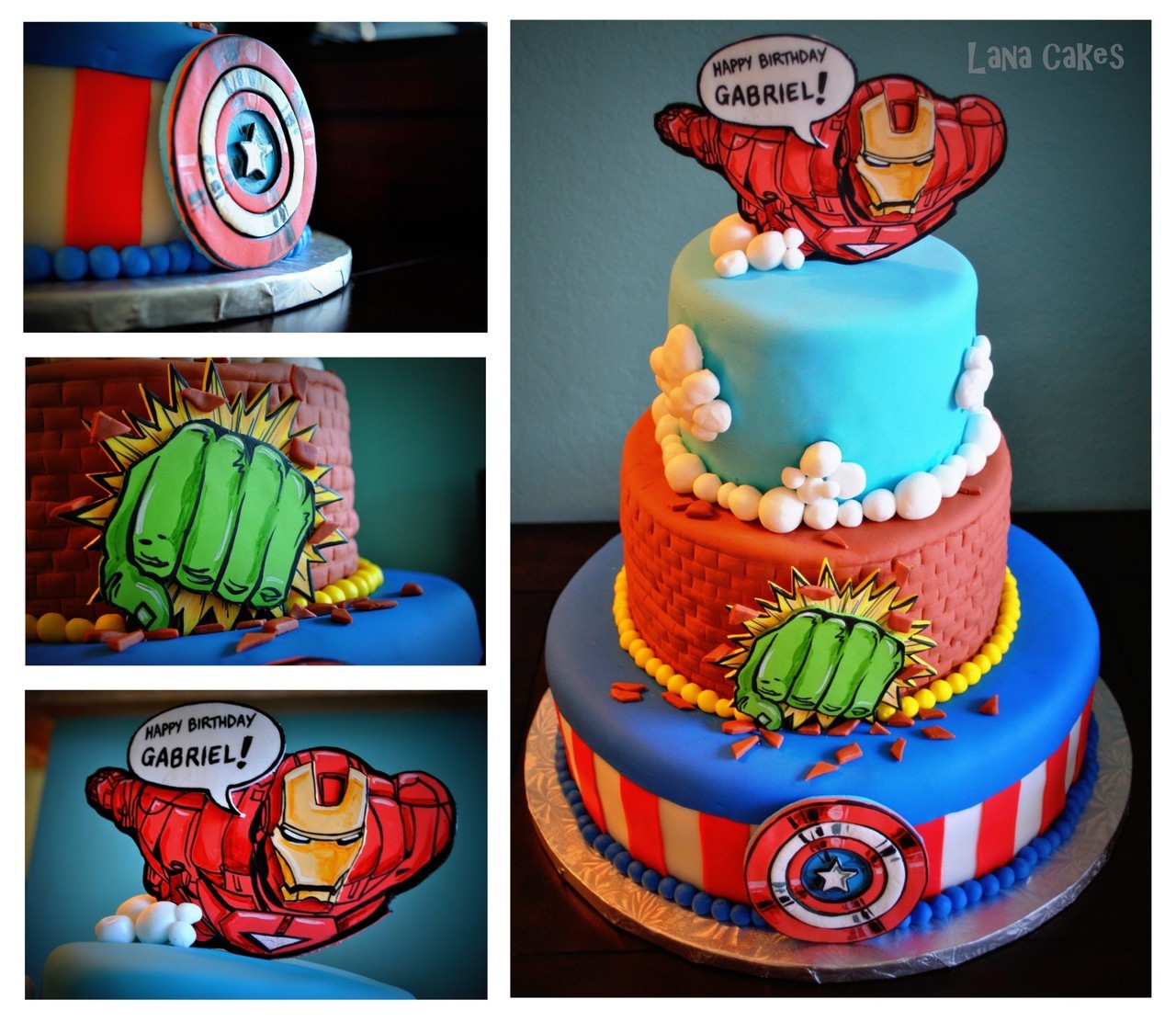 Flash Super Hero Birthday Cake