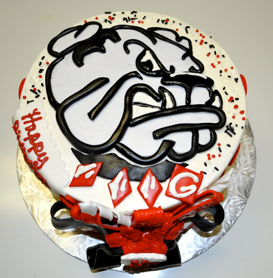 Georgia Bulldogs Birthday Cake