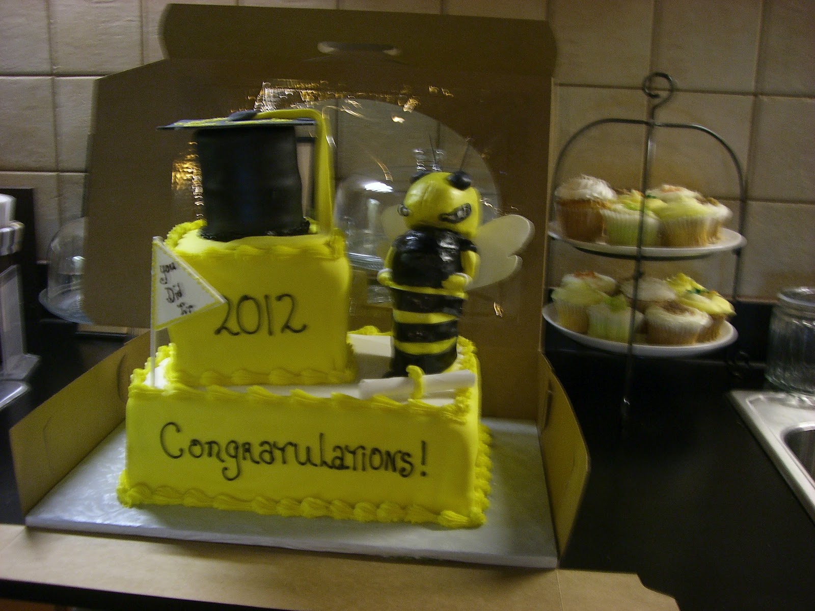 Georgia Tech Graduation Cake