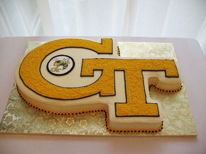 Georgia Tech Graduation Cake