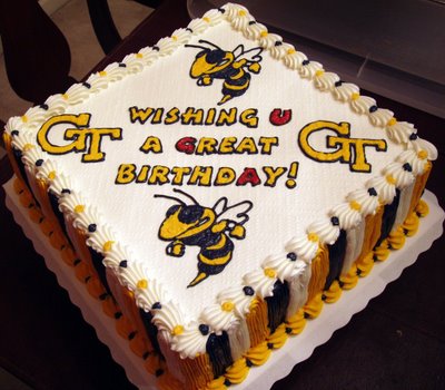 Georgia Tech Graduation Cake