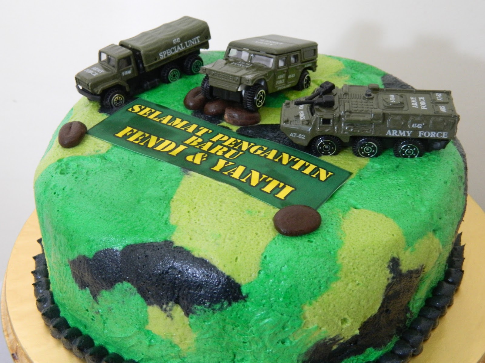 Happy Birthday Army Cake