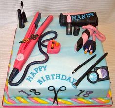 10 Beautician Birthday Cakes Photo Hair Stylist Happy Birthday