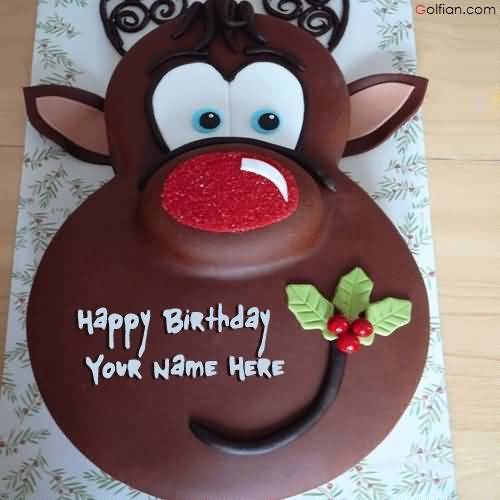 Happy Birthday Cake with Name