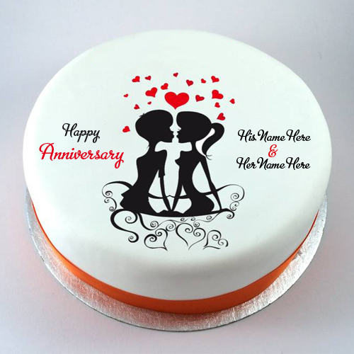 Happy Wedding Anniversary Cakes