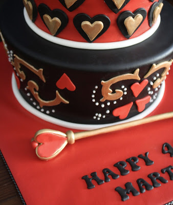 Heart Birthday Cake Queen