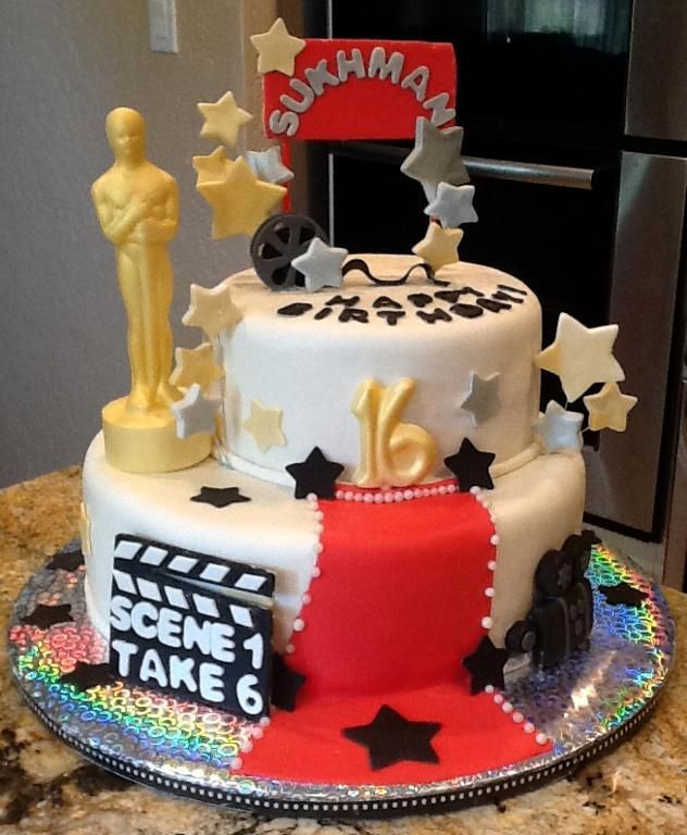 9 Photos of Actor Themed Birthday Cakes