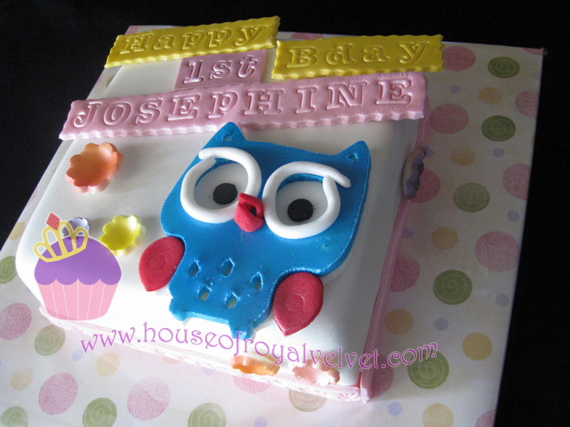 Hoot Owl Birthday Cake