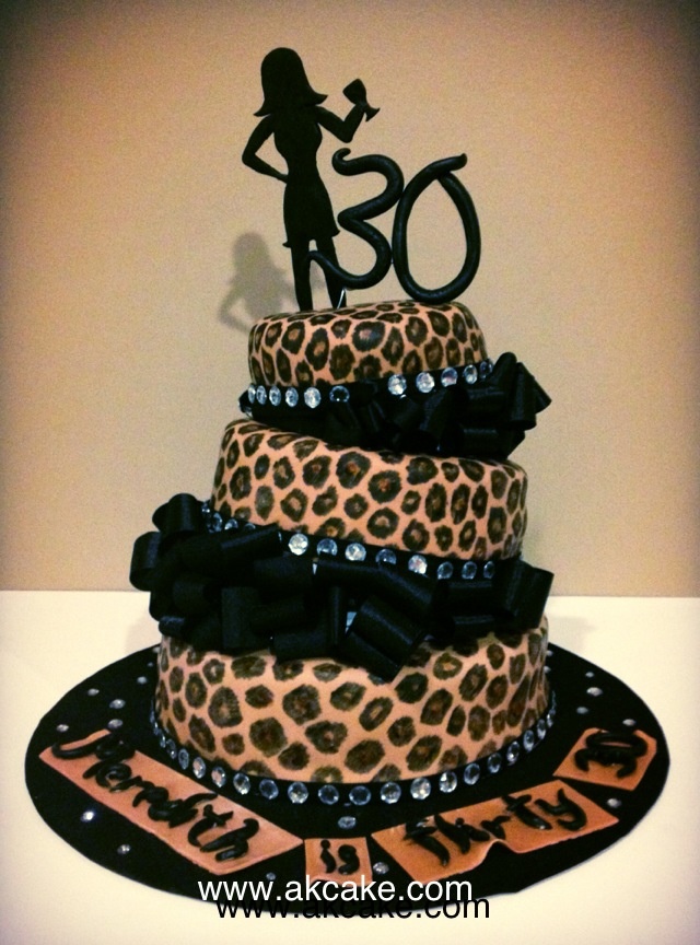 6 Photos of Cheetah And Zebra Decorated Birthday Cakes For Women