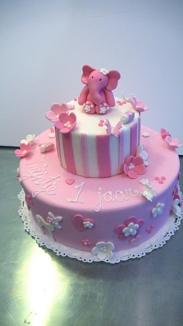 8 Photos of Little Girl First Birthday Cakes