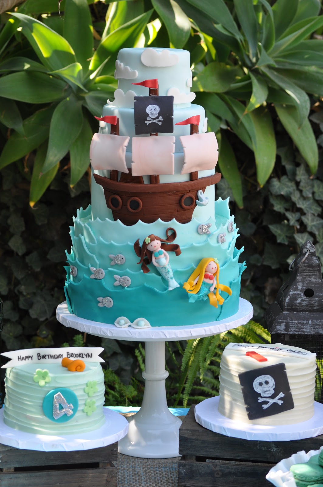 Mermaid and Pirate Cake