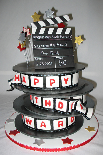 Movie Film Birthday Cake