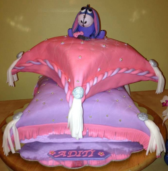 7 Photos of Pillow Tier Birthday Cakes