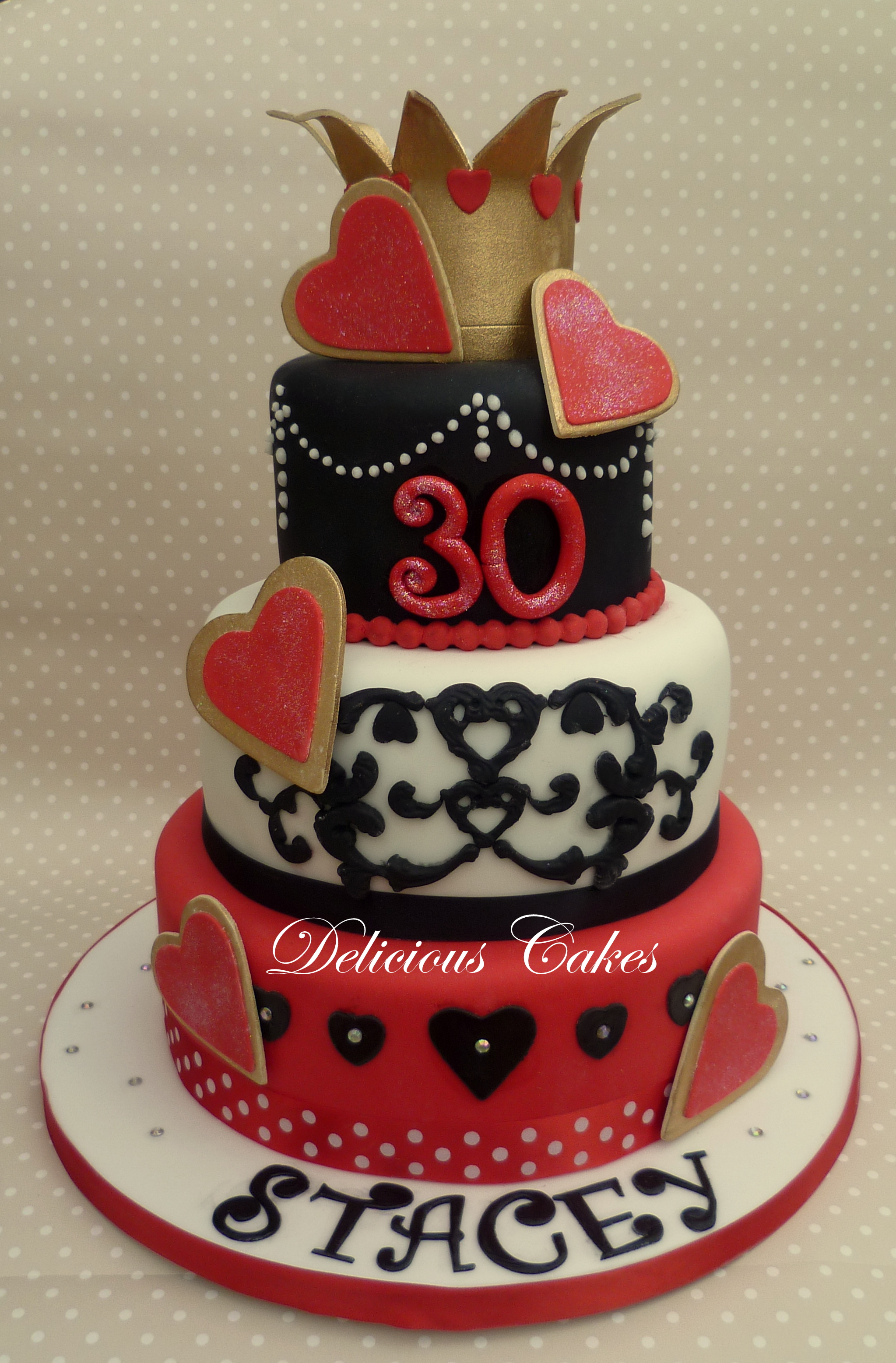 Queen of Hearts Cake