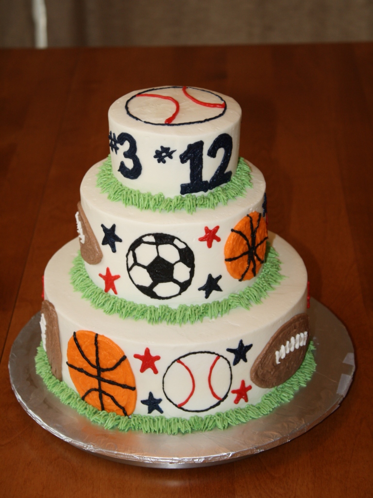 Sports Birthday Cake