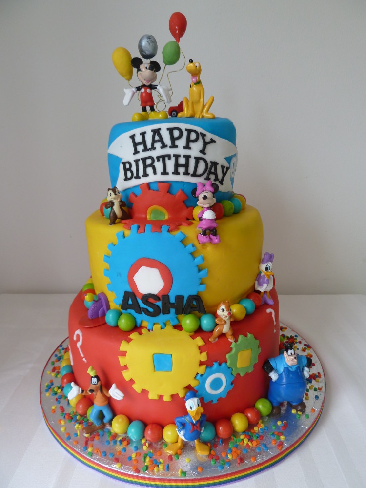 Three Tier Birthday Cake