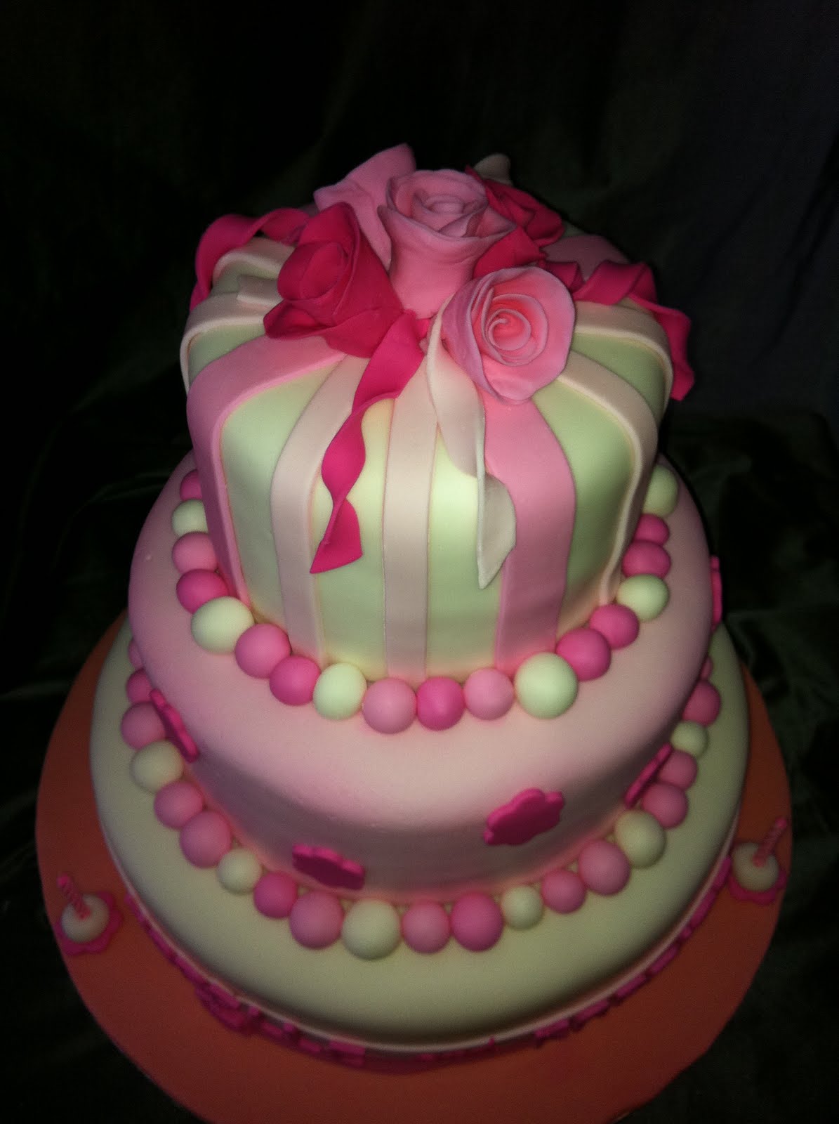 Tiered Birthday Cake