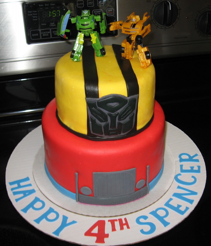 Transformers Birthday Cake