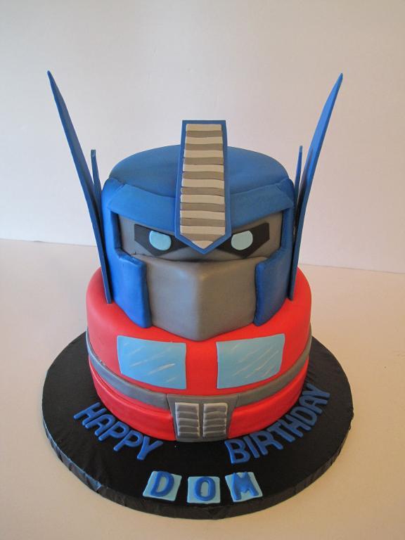 Transformers Birthday Cake