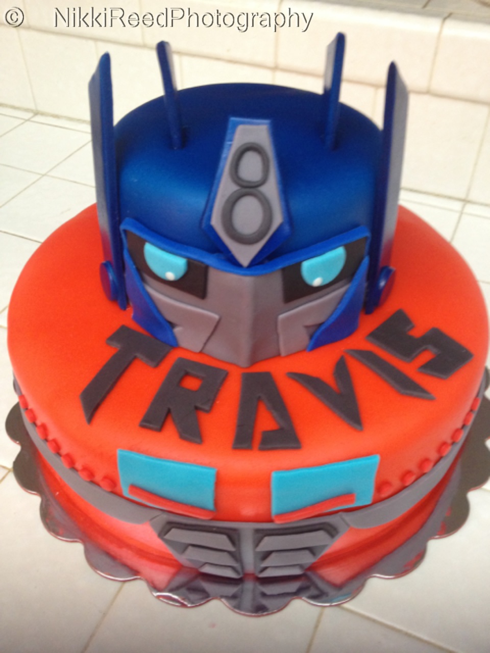 Transformers Birthday Cake